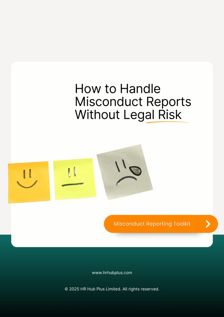 Free Misconduct Reporting Toolkit For UK Employers
