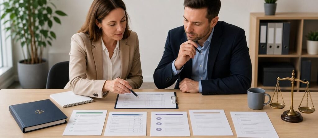 HR professionals reviewing recruitment documents to reduce tribunal risk