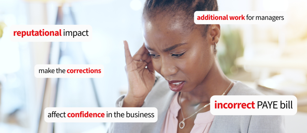 An underpayment can make it difficult to cover household bills.